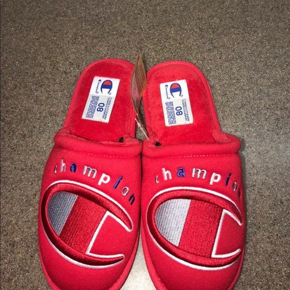 🆕 Champion SleepOver II Scarlet Slippers - Picture 3 of 8